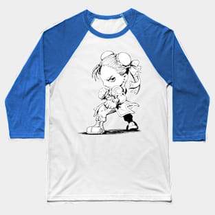 Chunli Chibi Baseball T-Shirt